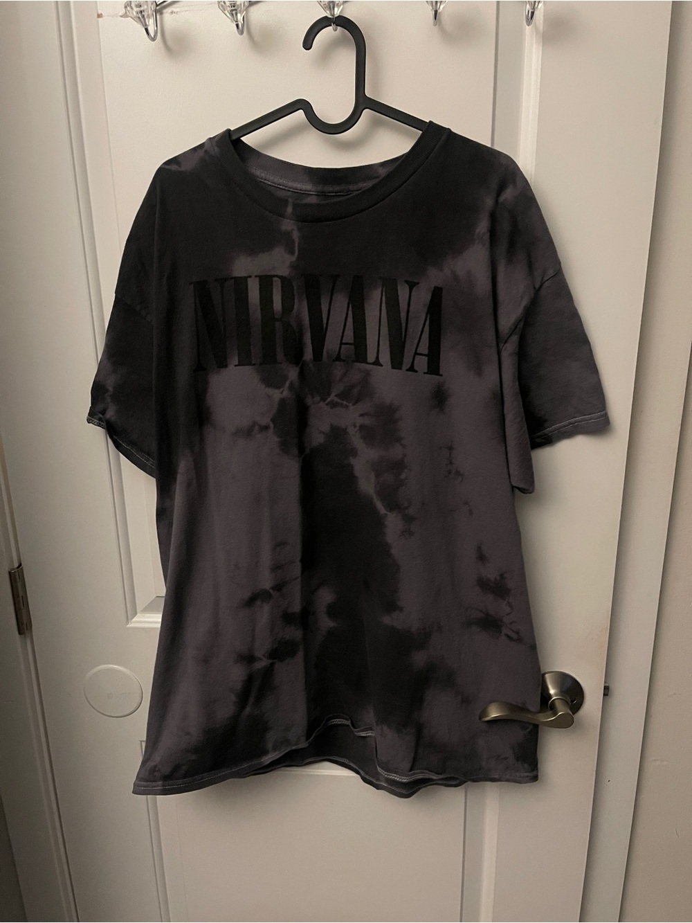 🔥🔥5 for $25🔥🔥NIRVANA Black Tie-Dye Short Sleeve Tee